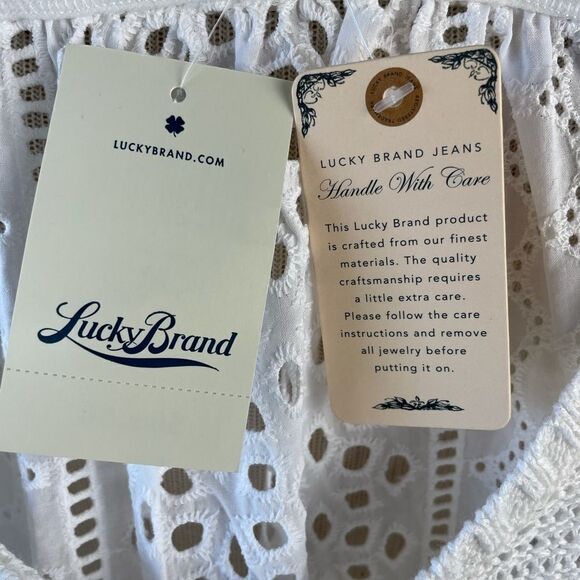 NWT Lucky Brand Sleeveless Loose Knit Sweater Top - Picture 10 of 11